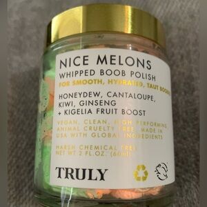 TRULY Nice Melons Boob Polish Whipped Boob Brightening Scrub new, sealed